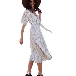 Happy Nature X Kate Hudson Serene Midi Dress Size 12